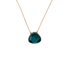 Load image into Gallery viewer, Peacock Blue Soul Shine Necklace to Dream - SS12