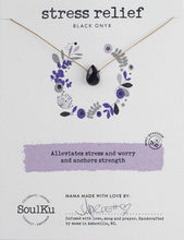 Load image into Gallery viewer, Blk Onyx Soul-Full of Light Necklace Stress Relief - SFOL16