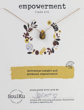 Load image into Gallery viewer, Tiger Eye Soul-Full of Light Necklace Empowerment - SFOL24