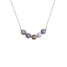 Load image into Gallery viewer, Botswana Agate Intention Necklace for Change - IN09