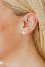 Load image into Gallery viewer, Screwback Stud Earrings - Palm Tree Gold