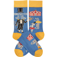 Load image into Gallery viewer, Ringmaster Of The Shitshow Socks