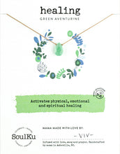 Load image into Gallery viewer, Green Aventurine Soul-Full of Light Necklace Healing -SFOL17