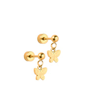 Load image into Gallery viewer, Screwback Stud Earrings - Millie Butterfly