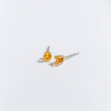 Load image into Gallery viewer, Solitaire Round Cut Birth Stone Ear Sense Stud Earrings