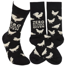 Load image into Gallery viewer, Zero Clucks Socks