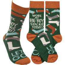 Load image into Gallery viewer, Wore My Big Boy Socks Today Socks