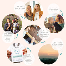 Load image into Gallery viewer, Moonstone I Love You to the Moon & Back Necklace
