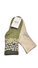 Load image into Gallery viewer, HUE Multi Stripe Wool Blend Mini Crew Socks, 2 Pack