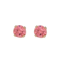 Load image into Gallery viewer, Solitaire Round Cut Birth Stone Ear Sense Stud Earrings