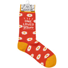 Load image into Gallery viewer, One Loved Mom Socks