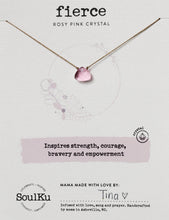 Load image into Gallery viewer, Rosy Pink Soul Shine Necklace for Fierce - SS14