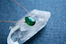 Load image into Gallery viewer, Green Onyx Luxe Necklace for Bereavement - OLOVE07