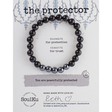 Load image into Gallery viewer, Men's Protector Shungite Bracelet - PTBRM