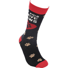 Load image into Gallery viewer, My Kids Have Paws Socks