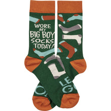 Load image into Gallery viewer, Wore My Big Boy Socks Today Socks