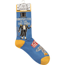 Load image into Gallery viewer, Ringmaster Of The Shitshow Socks