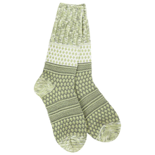 Load image into Gallery viewer, World's Softest Weekend Gallery Textured Crew Socks