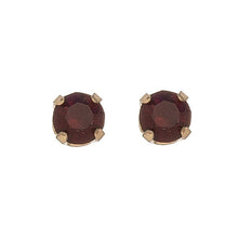 Load image into Gallery viewer, Solitaire Round Cut Birth Stone Ear Sense Stud Earrings