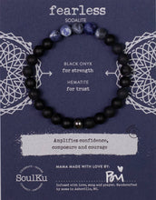 Load image into Gallery viewer, Men's Sodalite Bracelet for Fearless - MBRSO