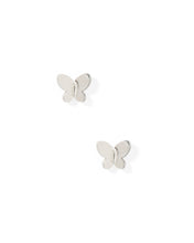 Load image into Gallery viewer, Screwback Stud Earrings - Billie Butterfly - Silver
