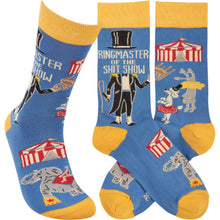 Load image into Gallery viewer, Ringmaster Of The Shitshow Socks