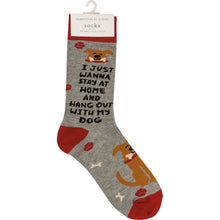 Load image into Gallery viewer, I Just Wanna Hang With My Dog Socks