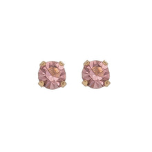 Load image into Gallery viewer, Solitaire Round Cut Birth Stone Ear Sense Stud Earrings