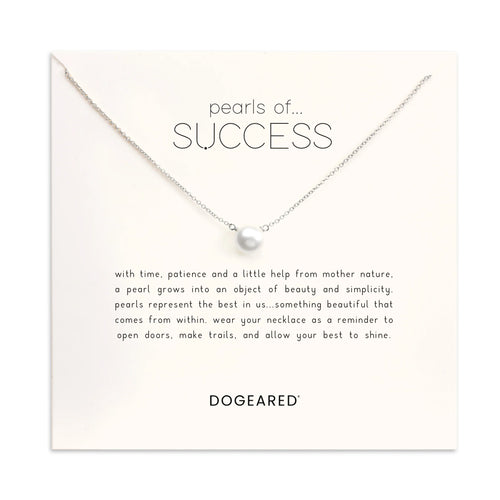 Dogeared Pearls of Success Sterling Silver Necklace- large pearl
