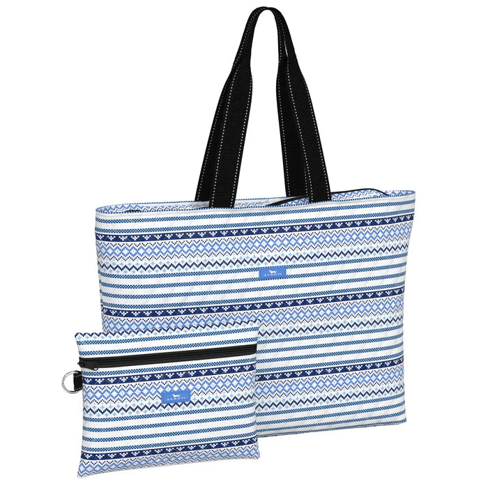 foldable tote bags for travel SCOUT Plus 1 Knit Happens