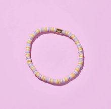 Load image into Gallery viewer, Seascape Vinyl Disc Stretch Bracelet