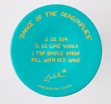 Load image into Gallery viewer, Dance of the Dragonflies Hand Painted Wine Glass