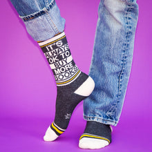 Load image into Gallery viewer, It's Always OK To Buy More Books Gym Crew Socks