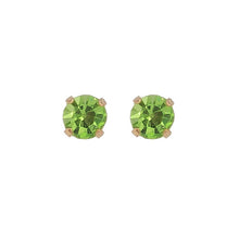Load image into Gallery viewer, Solitaire Round Cut Birth Stone Ear Sense Stud Earrings