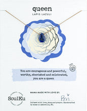 Load image into Gallery viewer, Lapis Lazuli Luxe Necklace for Queen - OLOVE02