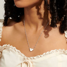 Load image into Gallery viewer, Forever Yours 'Happy Valentine's' Necklace In Silver Plating