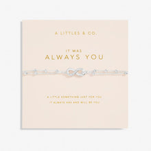 Load image into Gallery viewer, Forever Yours 'It Was Always You' Bracelet In Silver Plating