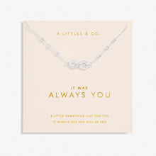 Load image into Gallery viewer, Forever Yours 'It Was Always You' Necklace In Silver Plating