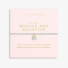 Load image into Gallery viewer, Mother's Day A Little 'Mother And Daughter' Bracelet In Silver Plating