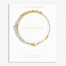 Load image into Gallery viewer, Happy Little Moments 'Friend' Bracelet In Gold-Tone Plating