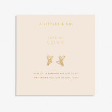 Load image into Gallery viewer, Forever Yours 'Lots Of Love' Earrings In Gold-Tone Plating