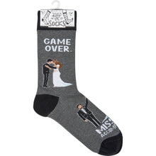 Load image into Gallery viewer, Game Over Mission Accomplished Socks