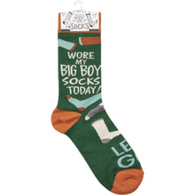 Load image into Gallery viewer, Wore My Big Boy Socks Today Socks