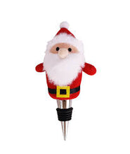 Load image into Gallery viewer, Plush Winter Wine Bottle Stopper