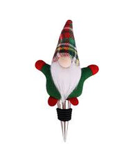 Load image into Gallery viewer, Plush Winter Wine Bottle Stopper