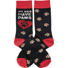 Load image into Gallery viewer, My Kids Have Paws Socks