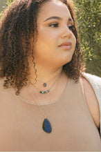 Load image into Gallery viewer, African Turquoise Intention Necklace for Growth - IN13