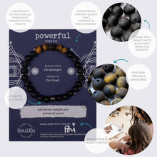 Load image into Gallery viewer, Men's Tiger Eye Bracelet for Powerful - MBRTE