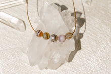 Load image into Gallery viewer, Botswana Agate Intention Necklace for Change - IN09