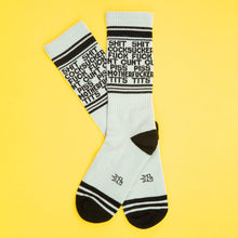 Load image into Gallery viewer, Dirty Words Gym Crew Socks